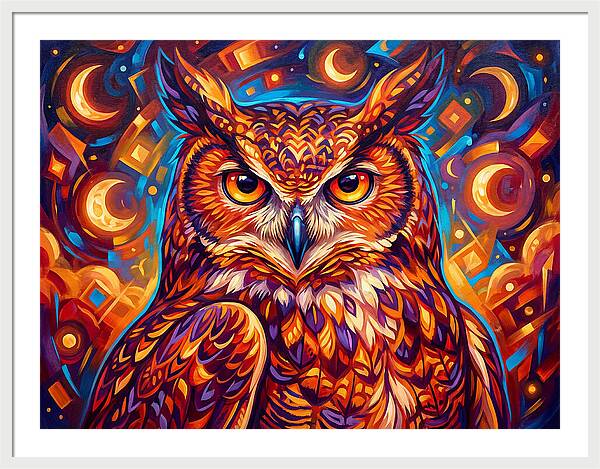 Regal Presence Of The Great Horned Owl
