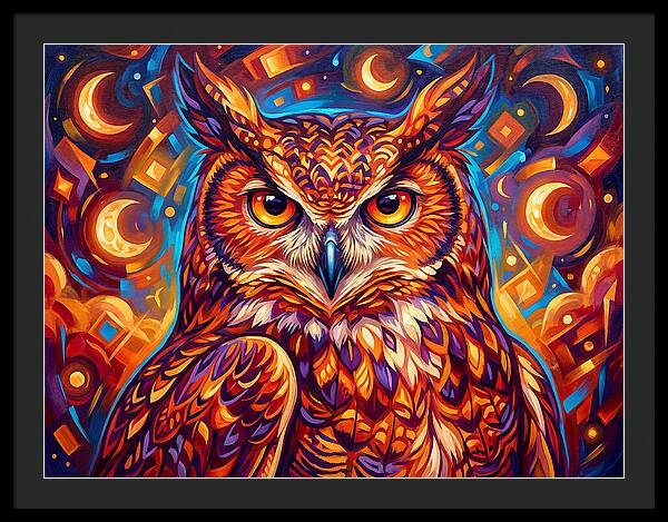 Regal Presence Of The Great Horned Owl