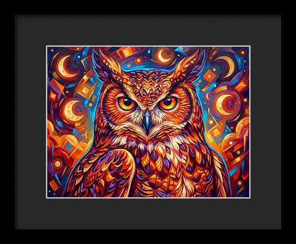 Regal Presence Of The Great Horned Owl