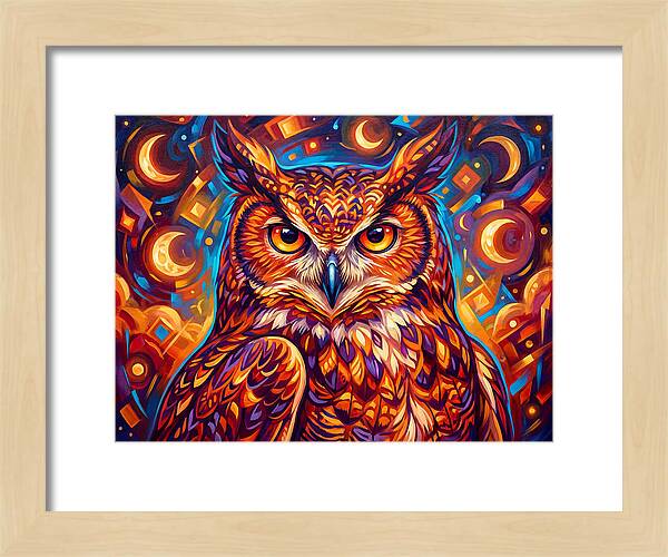 Regal Presence Of The Great Horned Owl