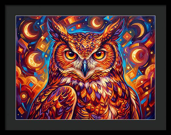 Regal Presence Of The Great Horned Owl