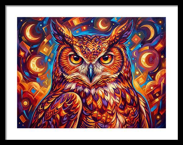 Regal Presence Of The Great Horned Owl