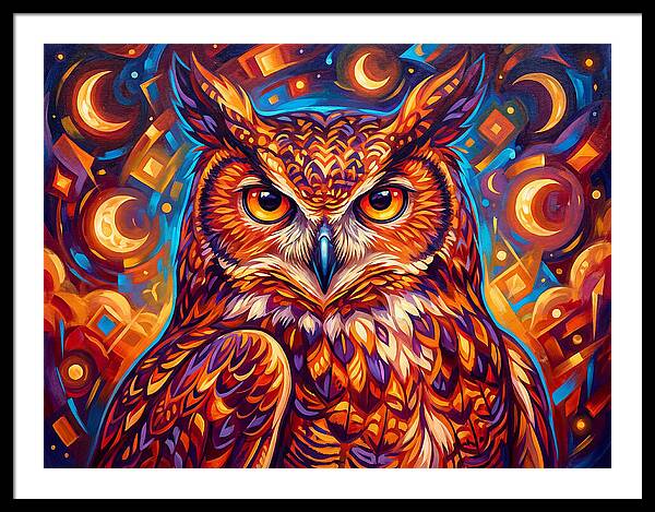 Regal Presence Of The Great Horned Owl