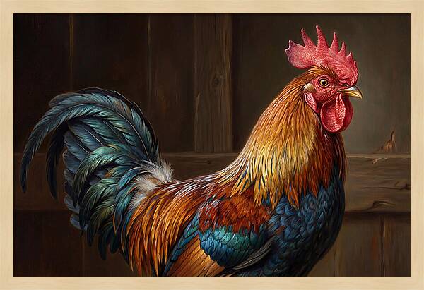 Regal Rooster Display