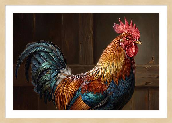 Regal Rooster Display