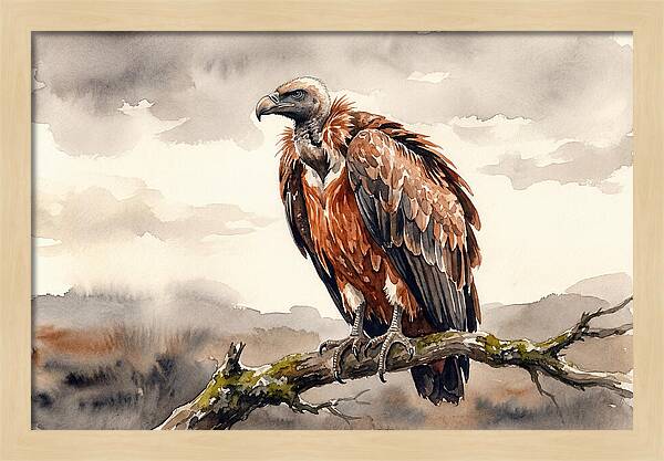 Regal Vulture Resting