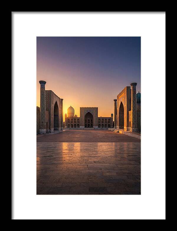 Registan Square At Sunset