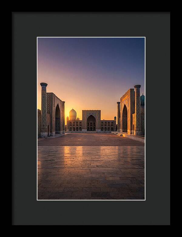 Registan Square At Sunset