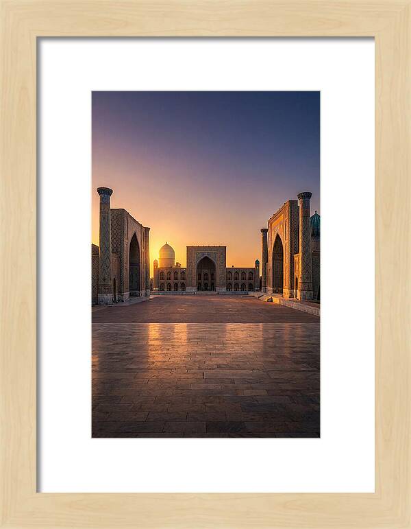 Registan Square At Sunset