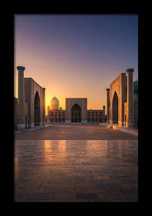 Registan Square At Sunset