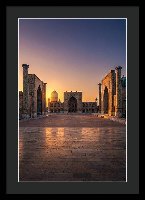Registan Square At Sunset