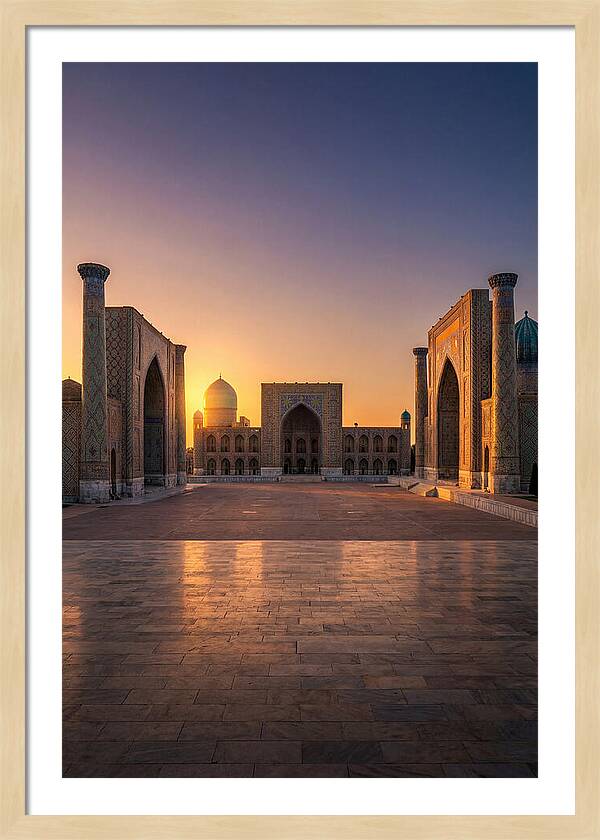 Registan Square At Sunset