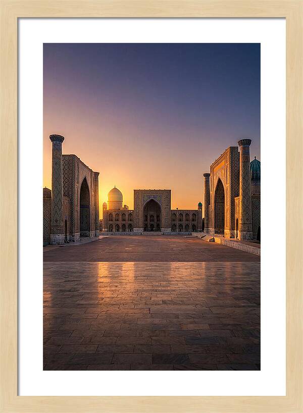Registan Square At Sunset