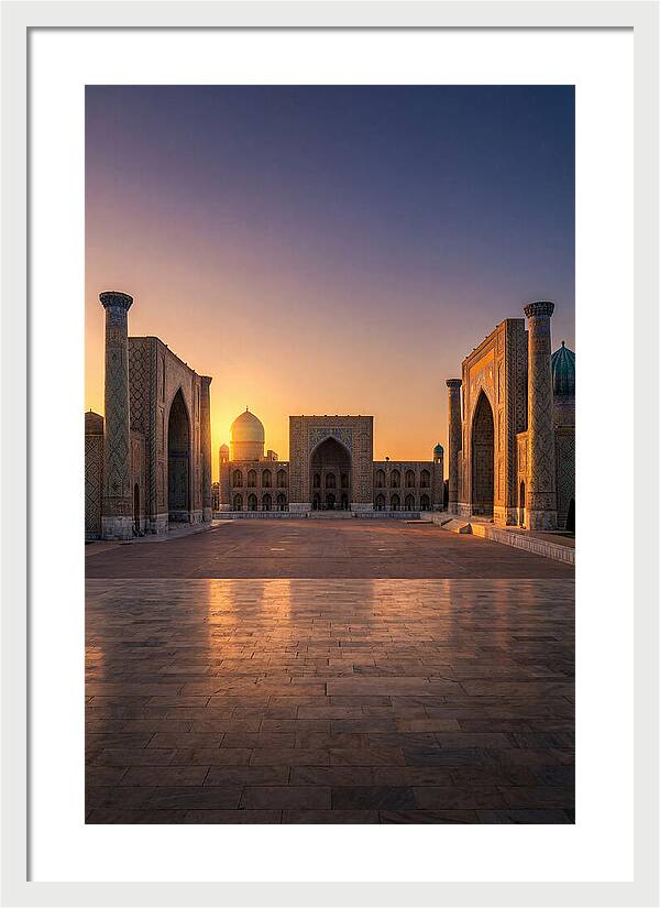 Registan Square At Sunset