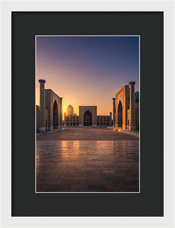 Registan Square At Sunset