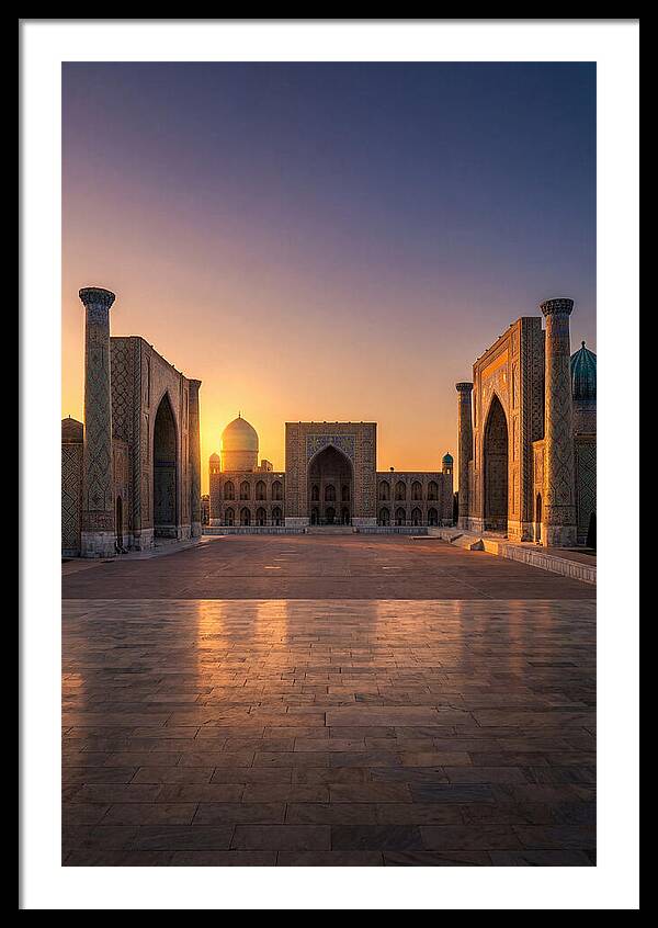 Registan Square At Sunset