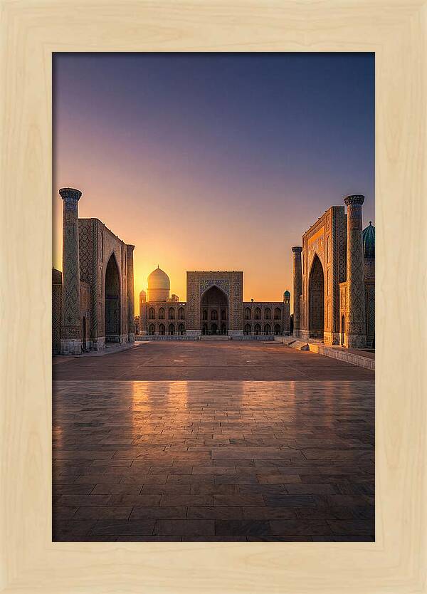 Registan Square At Sunset