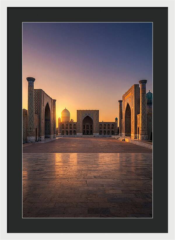 Registan Square At Sunset