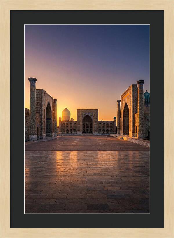 Registan Square At Sunset