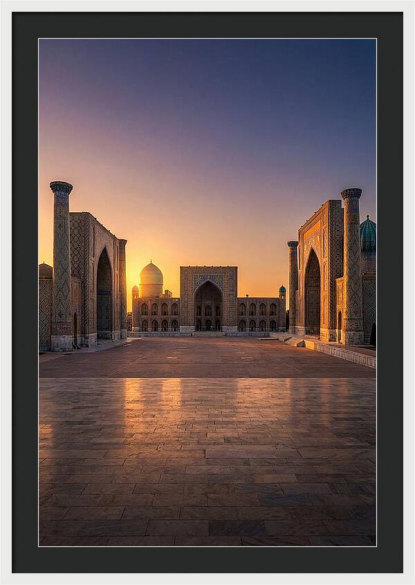 Registan Square At Sunset