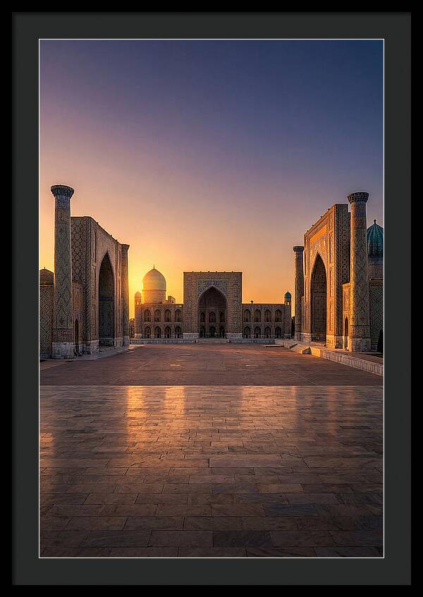Registan Square At Sunset
