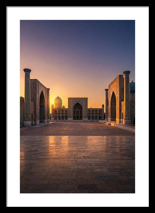 Registan Square At Sunset