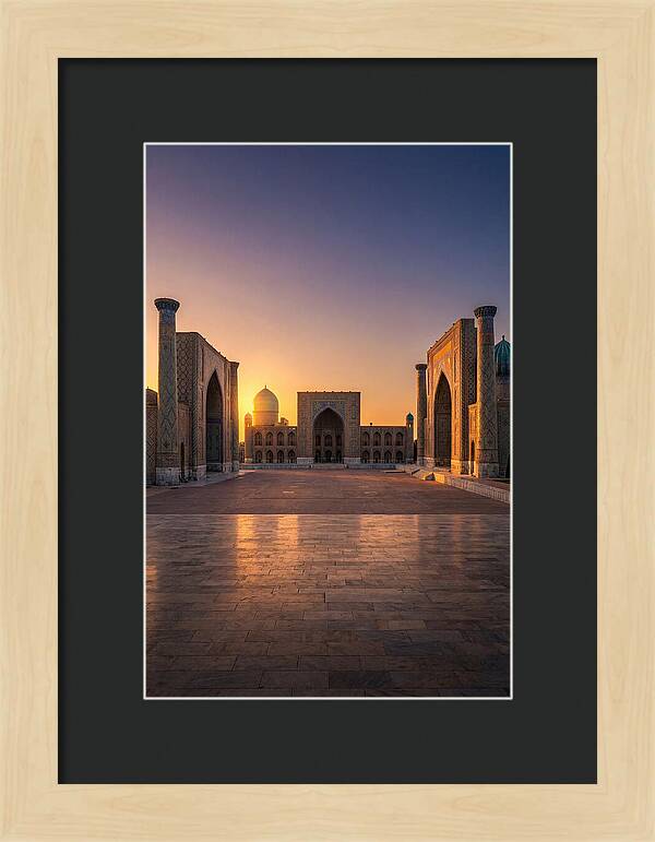 Registan Square At Sunset