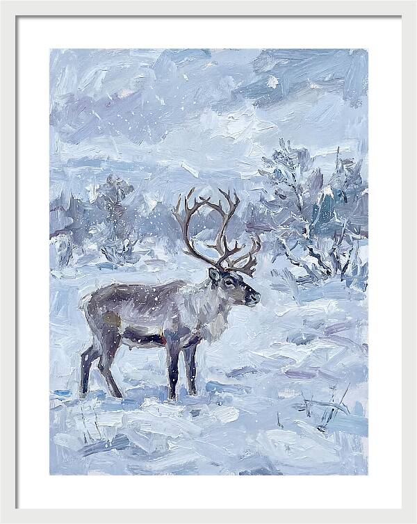 Reindeer In Winter Wonderland