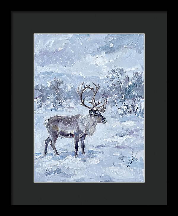 Reindeer In Winter Wonderland