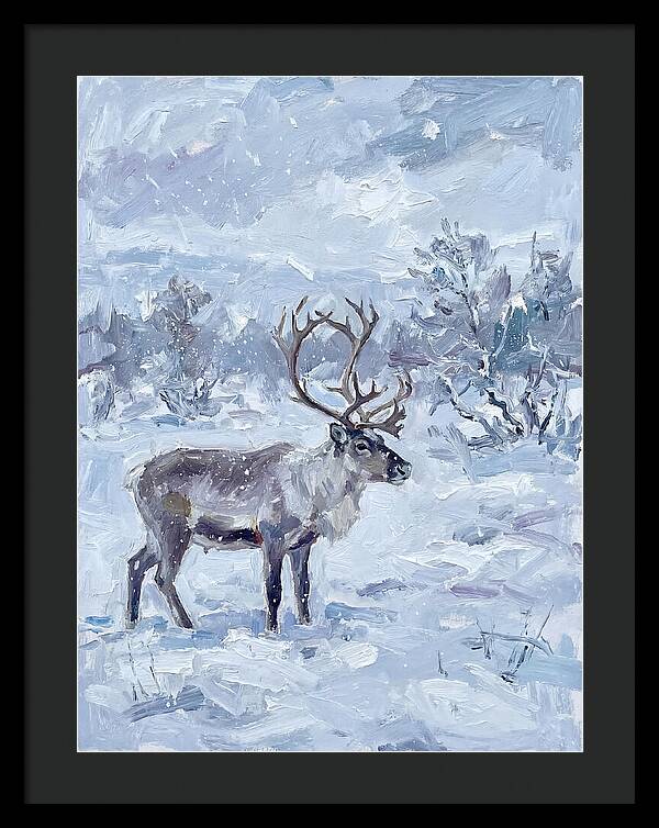 Reindeer In Winter Wonderland