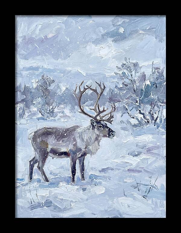 Reindeer In Winter Wonderland
