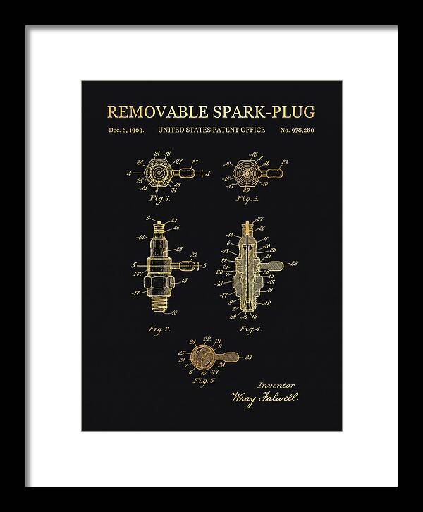 Removable Spark Plug Gold Patent Us978280a
