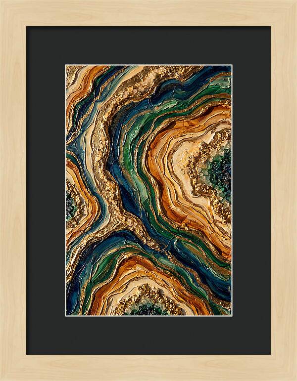 Resin Geode Layers