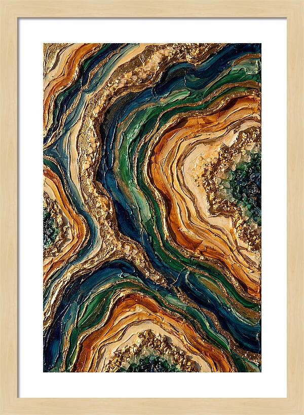 Resin Geode Layers
