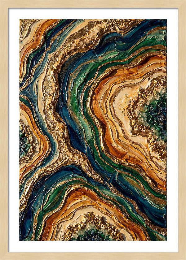 Resin Geode Layers