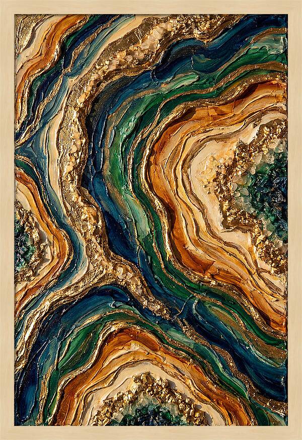 Resin Geode Layers