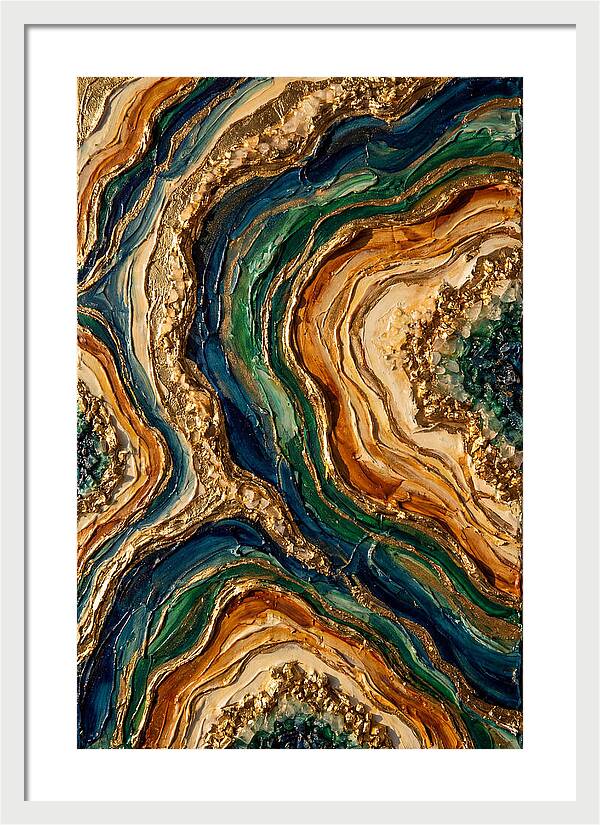 Resin Geode Layers