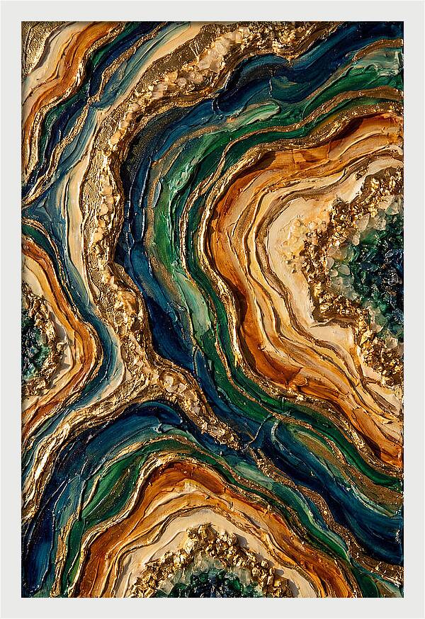 Resin Geode Layers