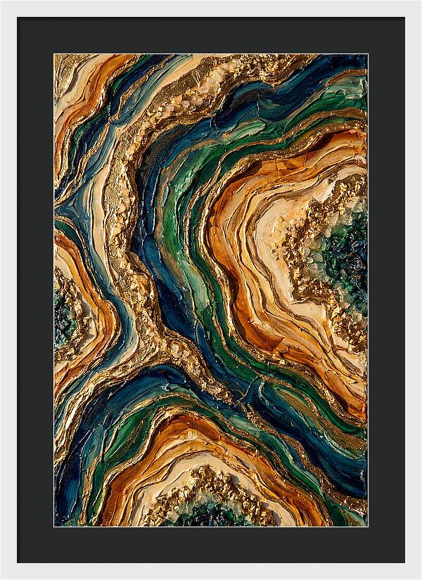 Resin Geode Layers