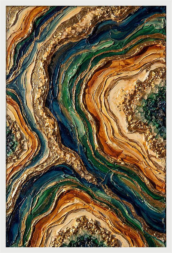 Resin Geode Layers