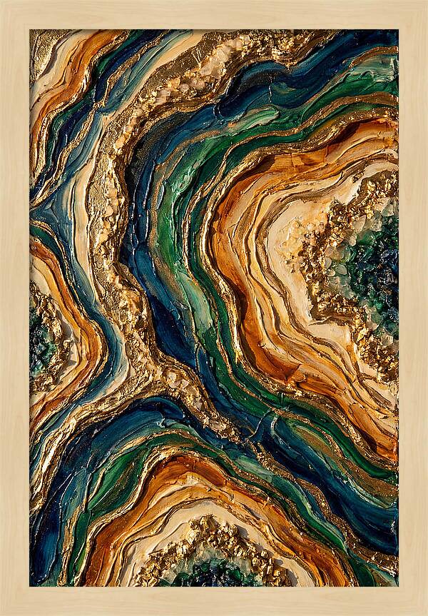 Resin Geode Layers