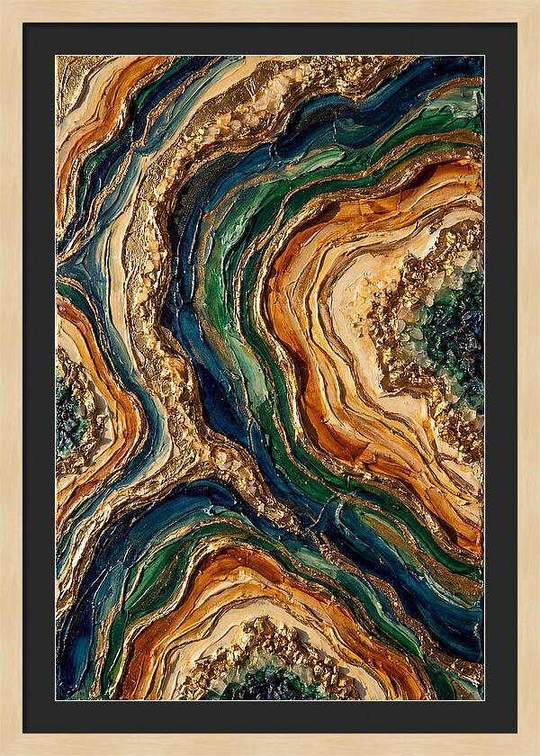 Resin Geode Layers