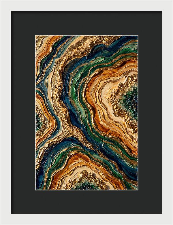 Resin Geode Layers
