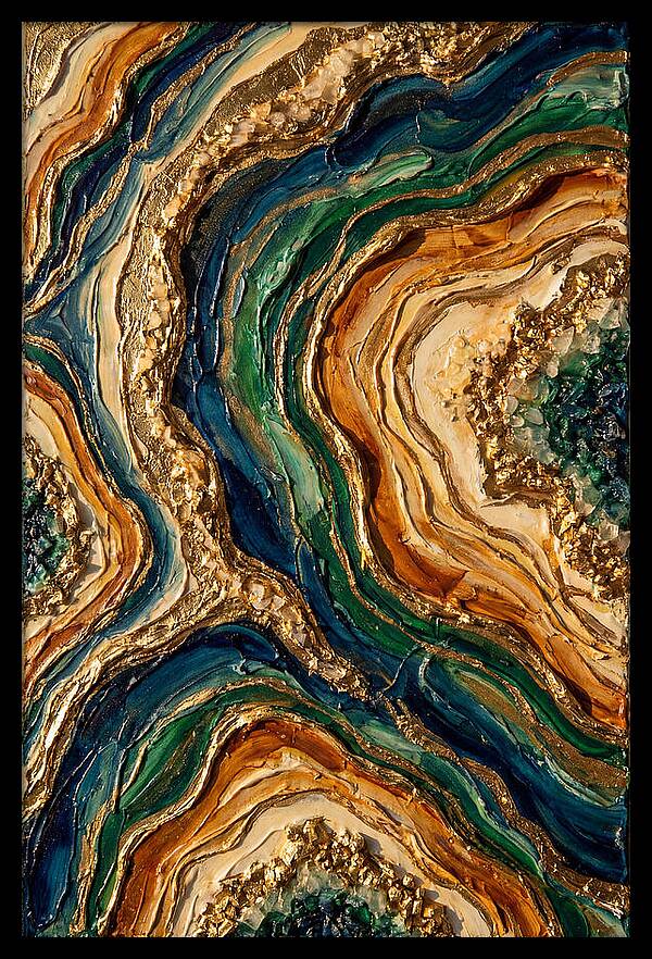 Resin Geode Layers
