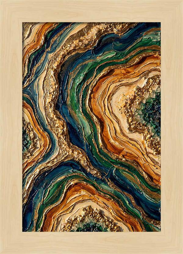 Resin Geode Layers