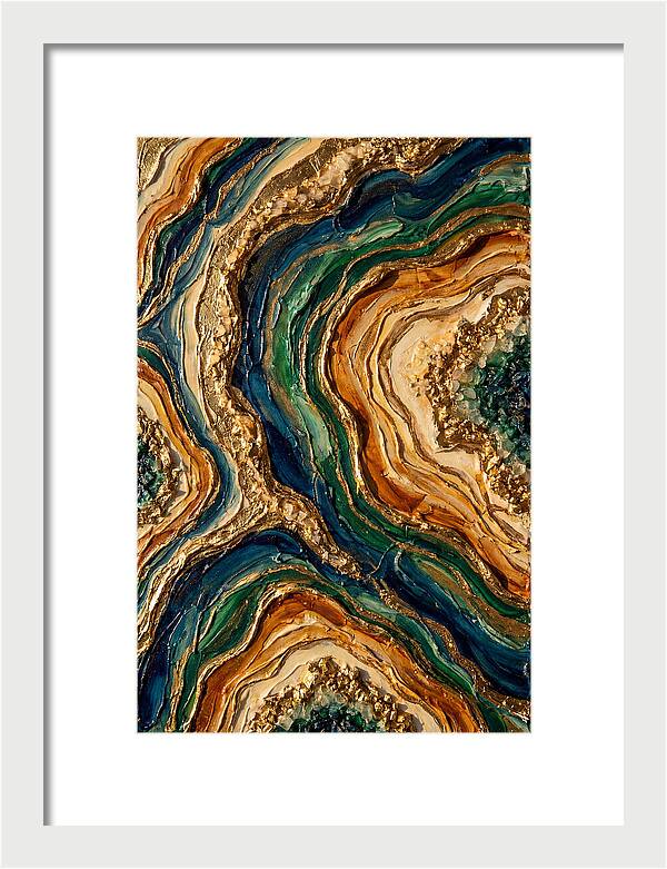 Resin Geode Layers