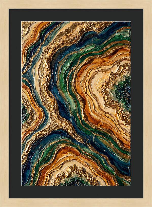 Resin Geode Layers