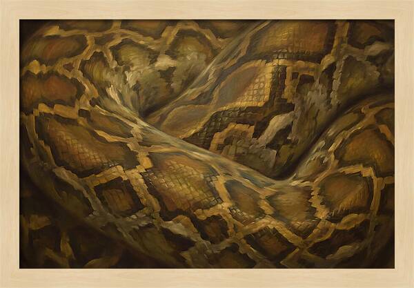 Reticulated Python Elegance