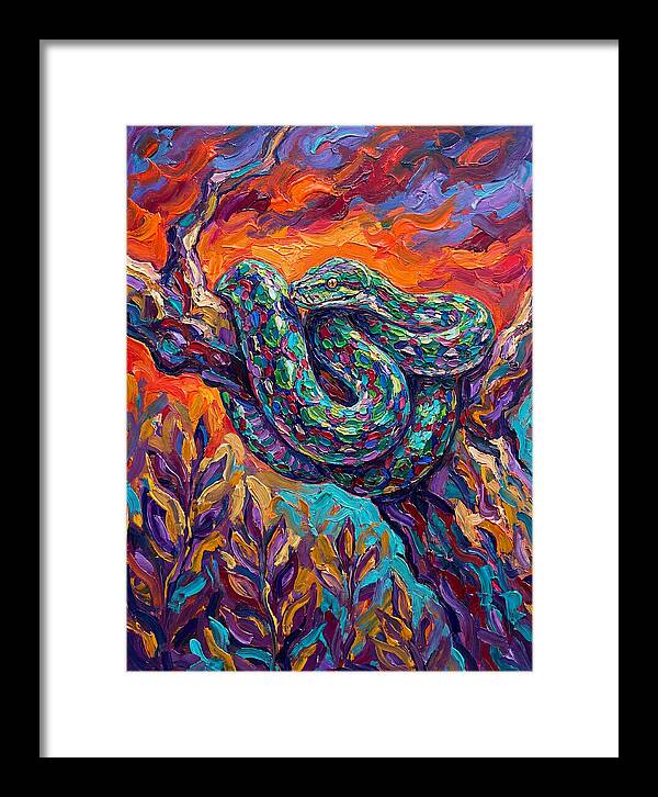 Reticulated Python In Color