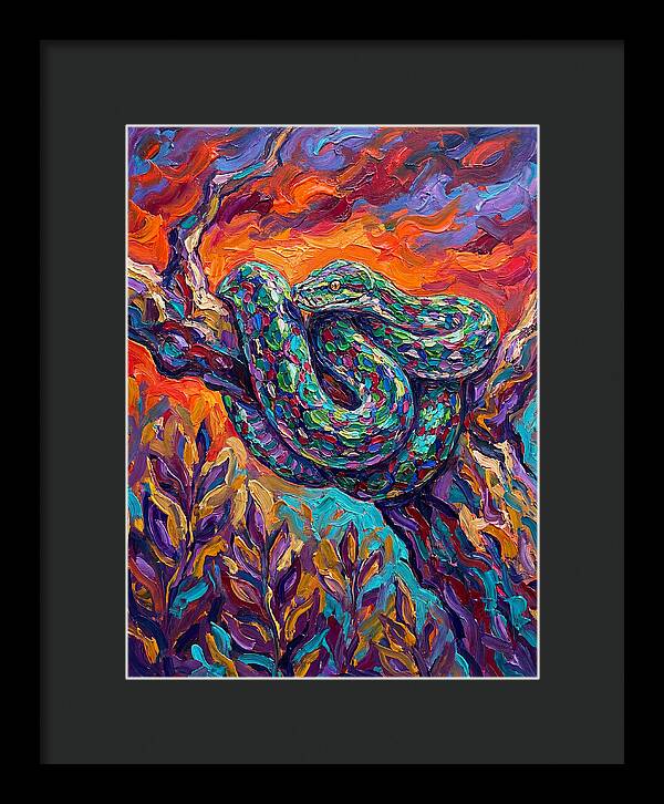 Reticulated Python In Color